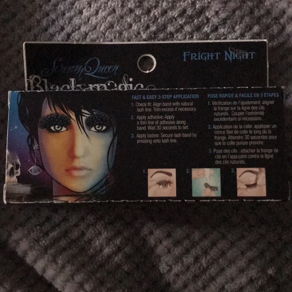 💚 $5 Scream Queen Black Magic Fright Night Lashes - Picture 3 of 3